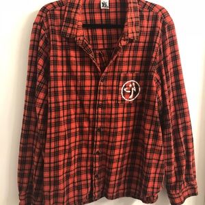 Zumba Red & Black Flannel